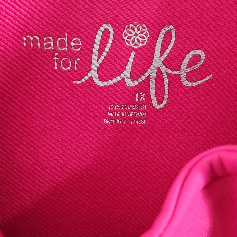 Made For Life Women's light Puffer Vest Sz.1X - Picture 4 of 5